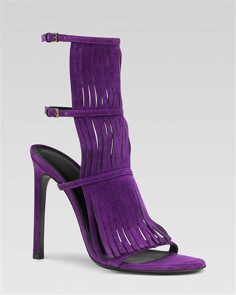 gucci becky fringe high heel sandals|Gucci sandals for women.